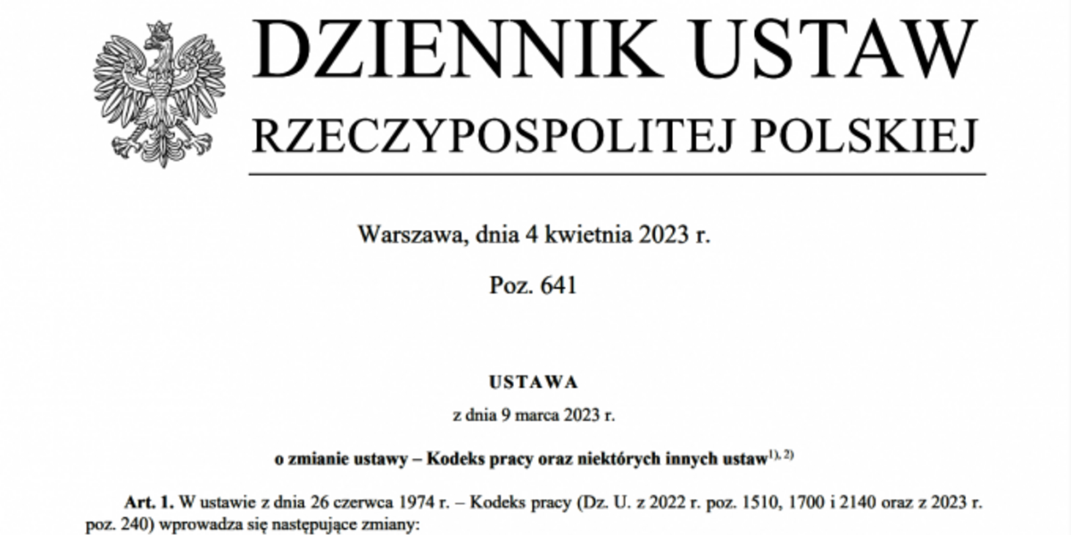 Wchodzą w życie nowe przepisy dotyczące pracy zdalnej GOSPODARKA I