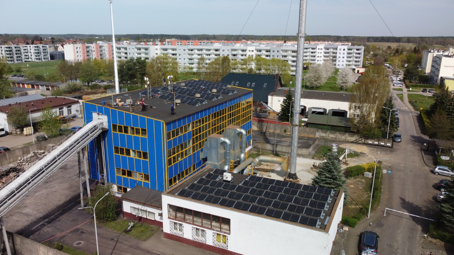 Nowa instalacja fotowoltaiczna na terenie Zakładu Ciepłownictwa w Złocieńcu