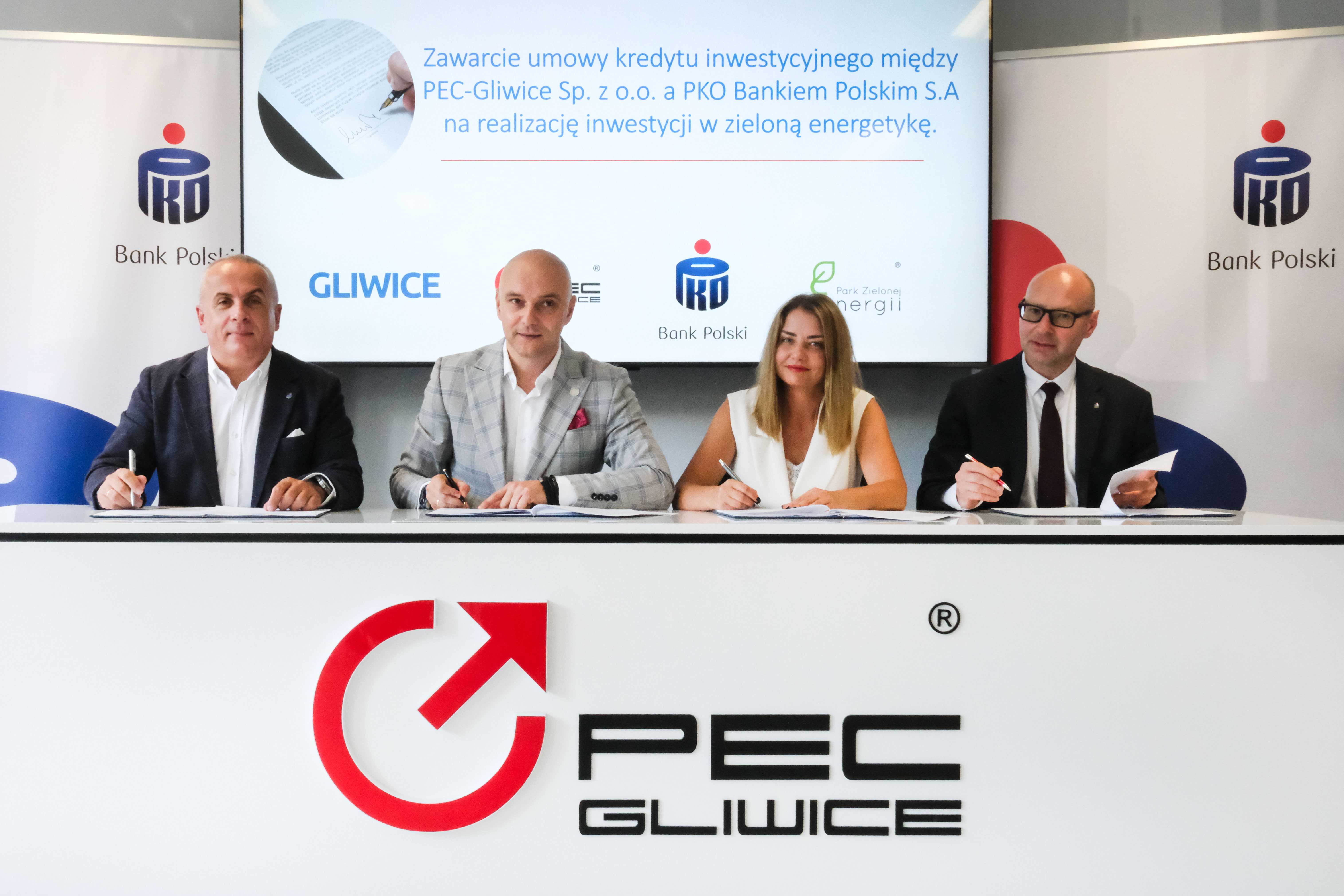 PEC Gliwice i PKO Bank Polski podpisały umowy kredytowe o wartości 82 mln zł