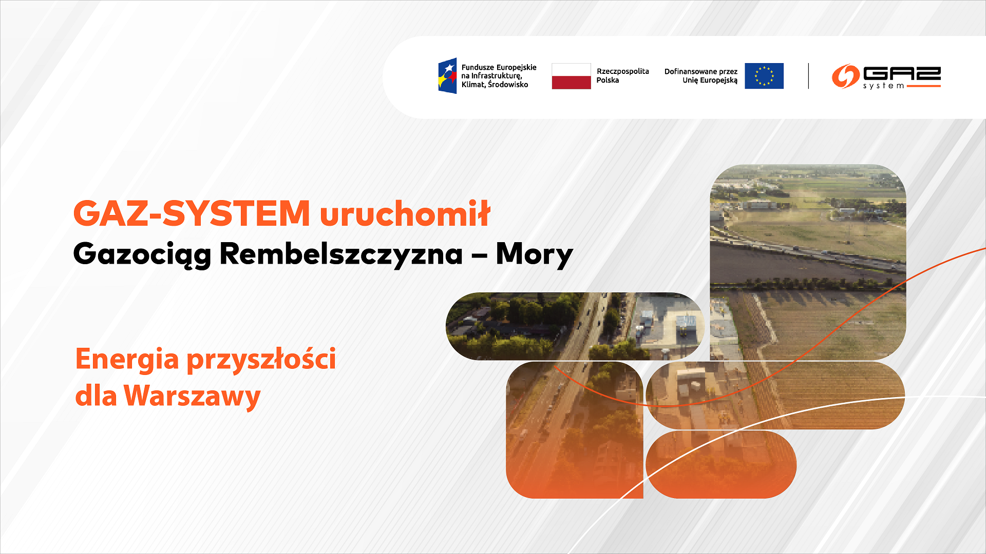 GAZ-SYSTEM uruchomił gazociąg Rembelszczyzna – Mory