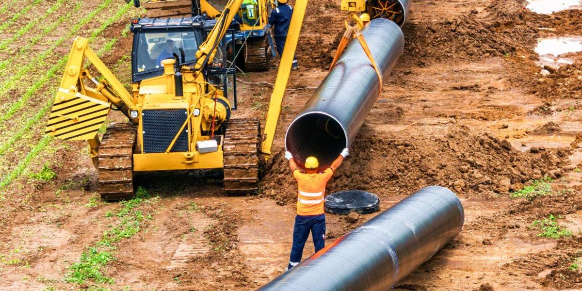 Budowa gazociągu Gdańsk - Gustorzyn przekroczyła półmetek