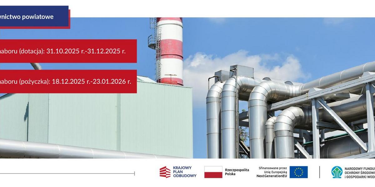 Trwa nabór wniosków w programie Ciepłownictwo Powiatowe