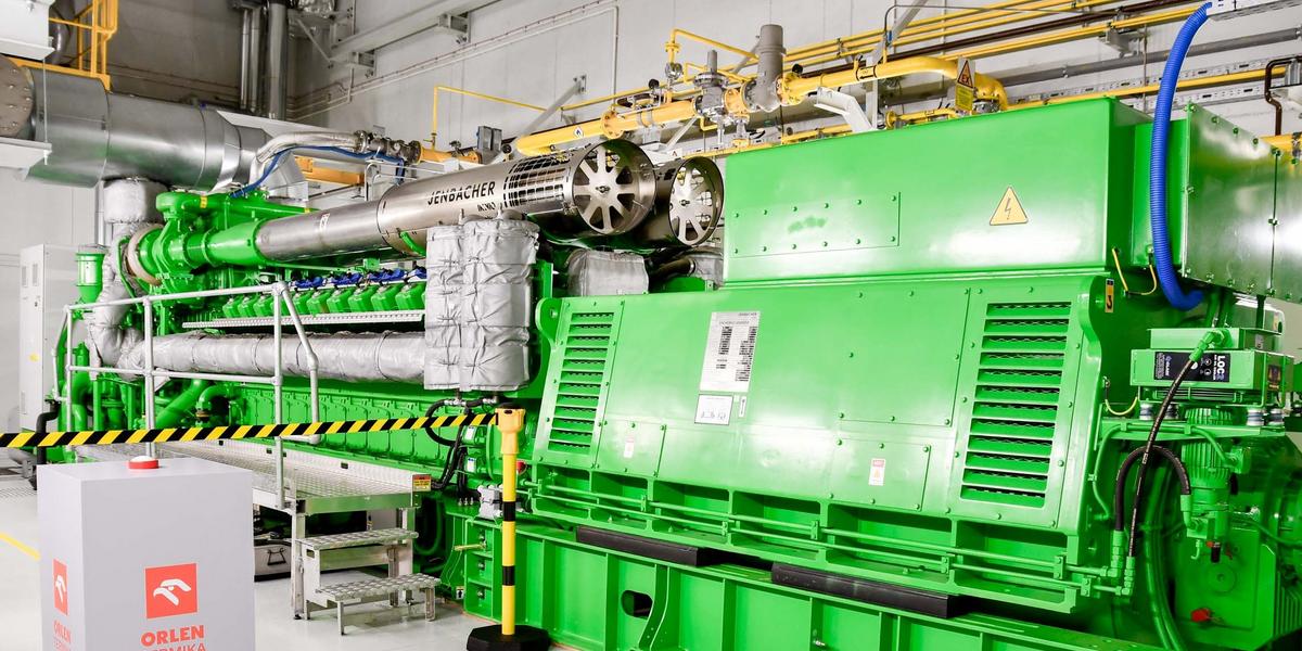 Elektrociepłownia Orlen Termika w Pruszkowie uruchamia silniki gazowe