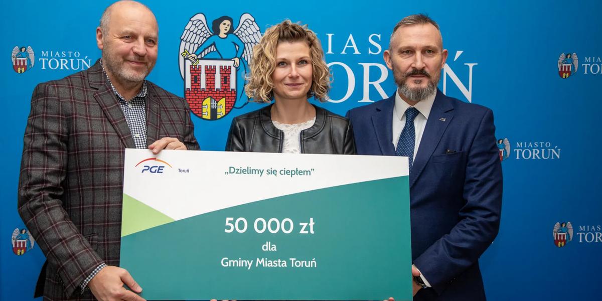 PGE Toruń wspiera mieszkańców miasta