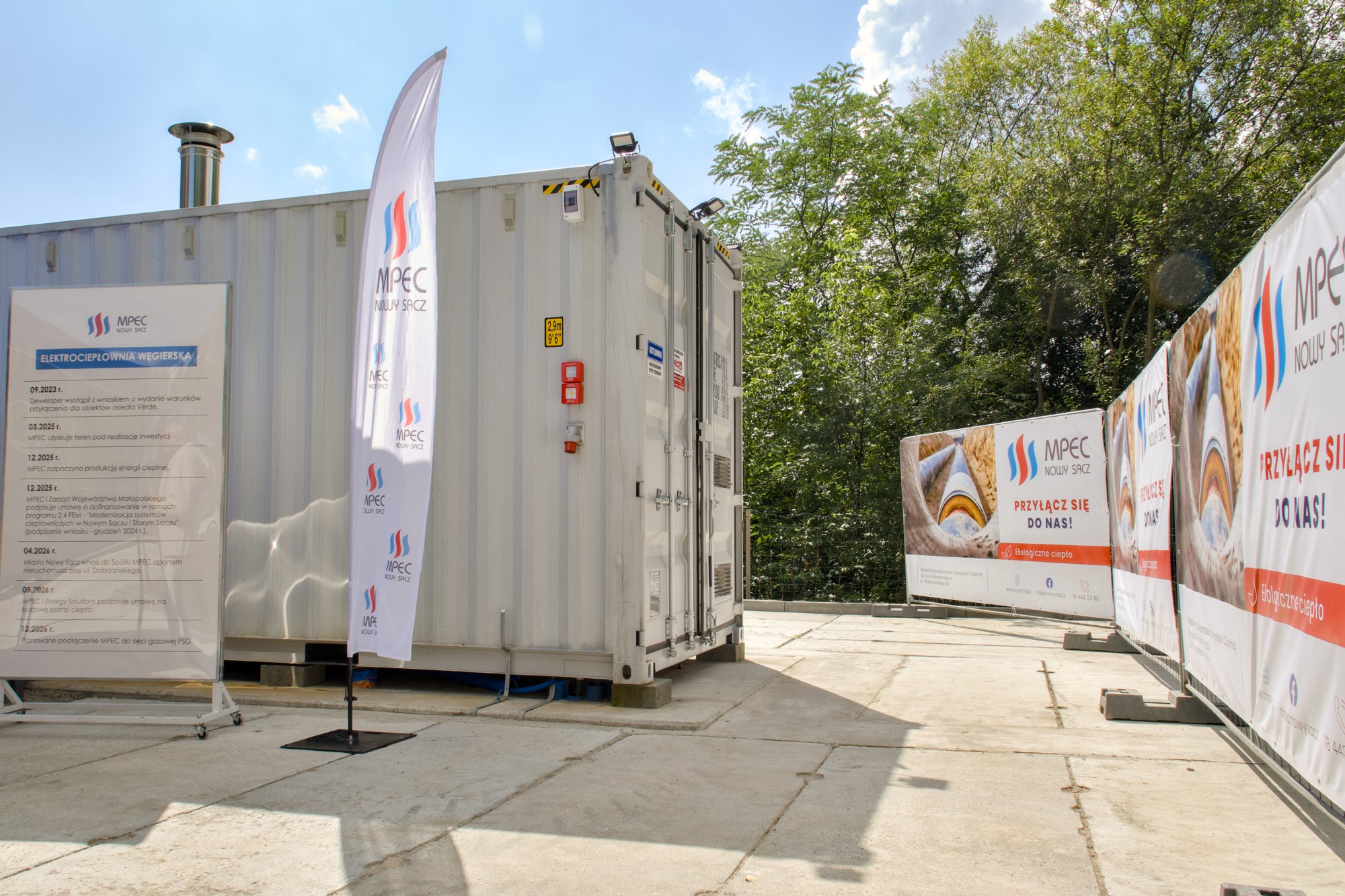 MPEC Nowy Sącz rozbudowuje nowo powstałą Elektrociepłownię Węgierska