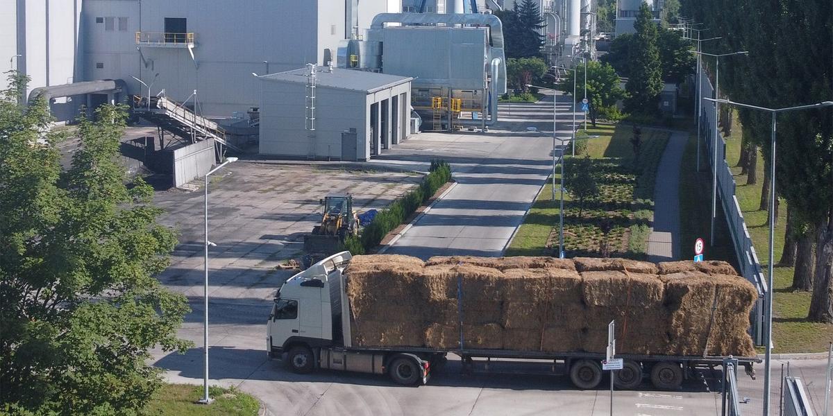 OPEC Grudziądz wykorzystuje słomę jako paliwo w produkcji ciepła systemowego